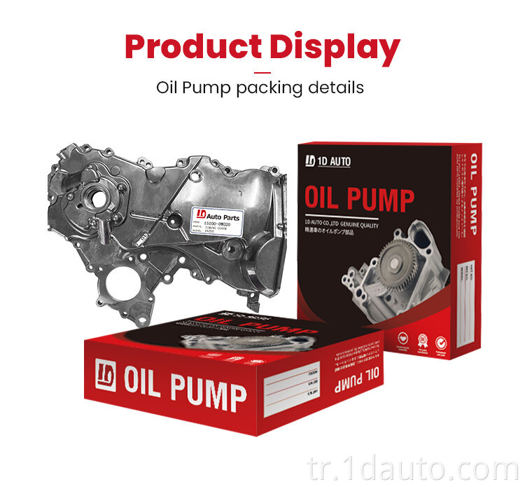 Toyota 1Nz-Fe için Motor Yağı Pompası Engine Oil Pump for Toyota 1NZ-FE